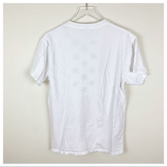 Delta Pro Weight Cotton Patriotic Flag Tee Sz M - Picture 7 of 11